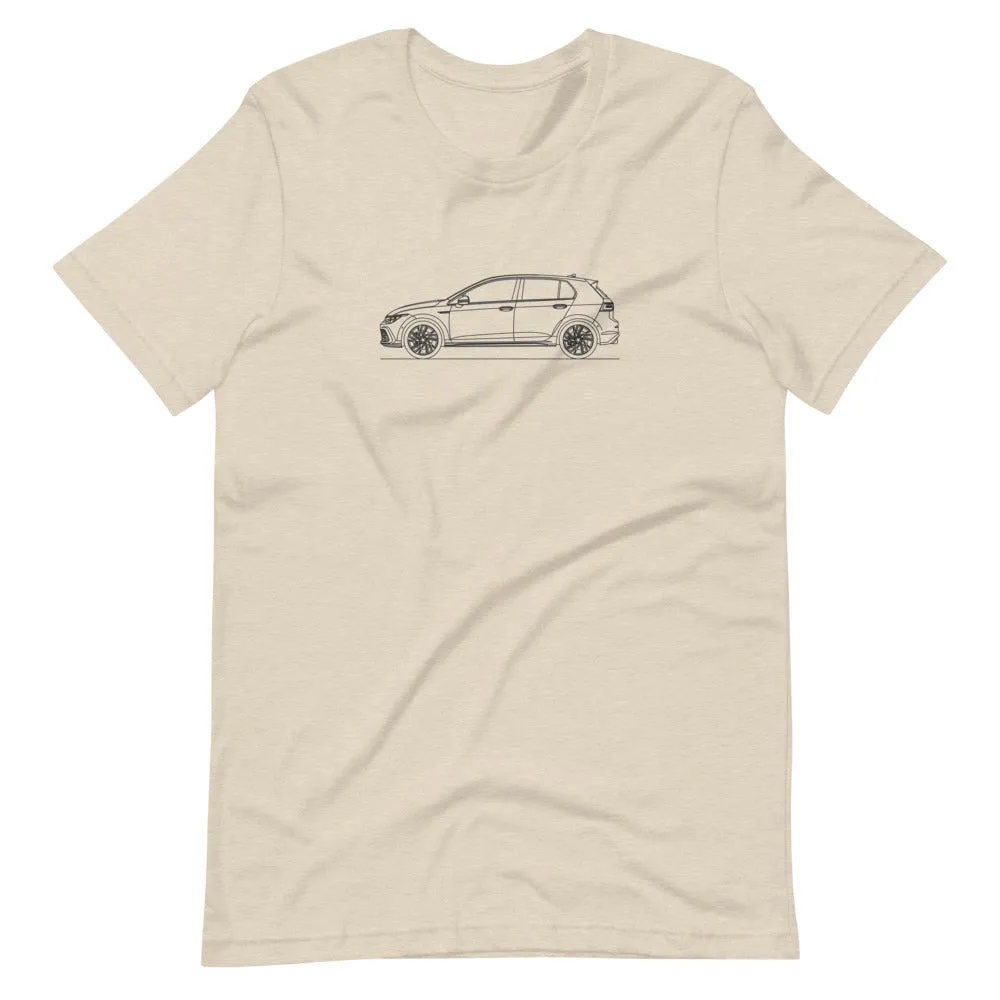 Volkswagen Golf GTI MK8 silhouette T-shirt