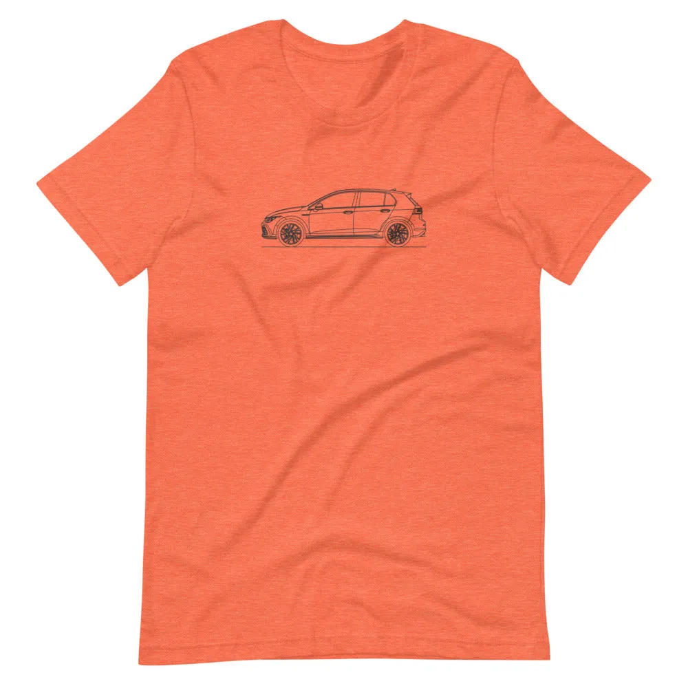 Volkswagen Golf GTI MK8 silhouette T-shirt