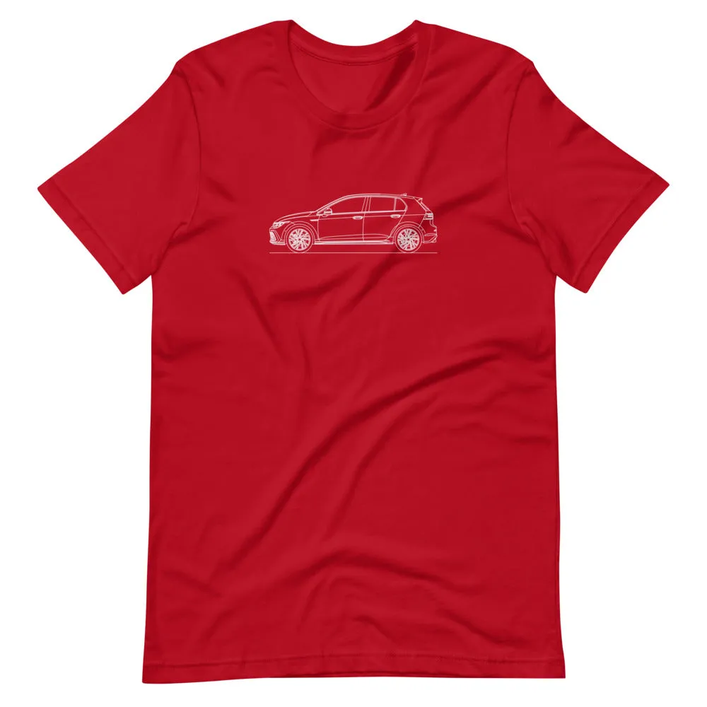 Volkswagen Golf GTI MK8 silhouette T-shirt
