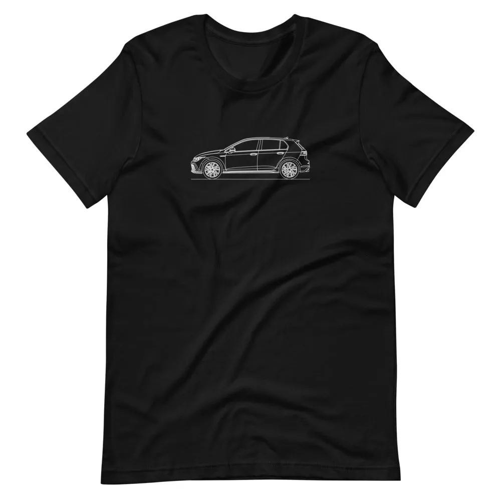 Volkswagen Golf GTI MK8 silhouette T-shirt
