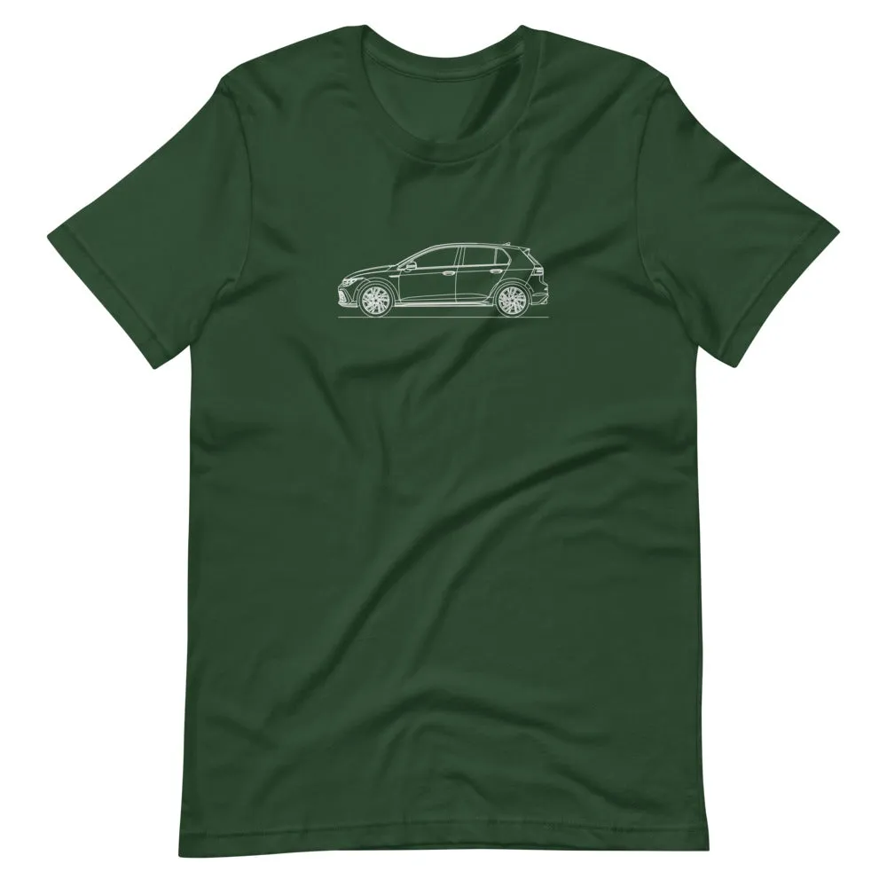 Volkswagen Golf GTI MK8 silhouette T-shirt