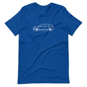 Volkswagen Golf GTI MK8 silhouette T-shirt