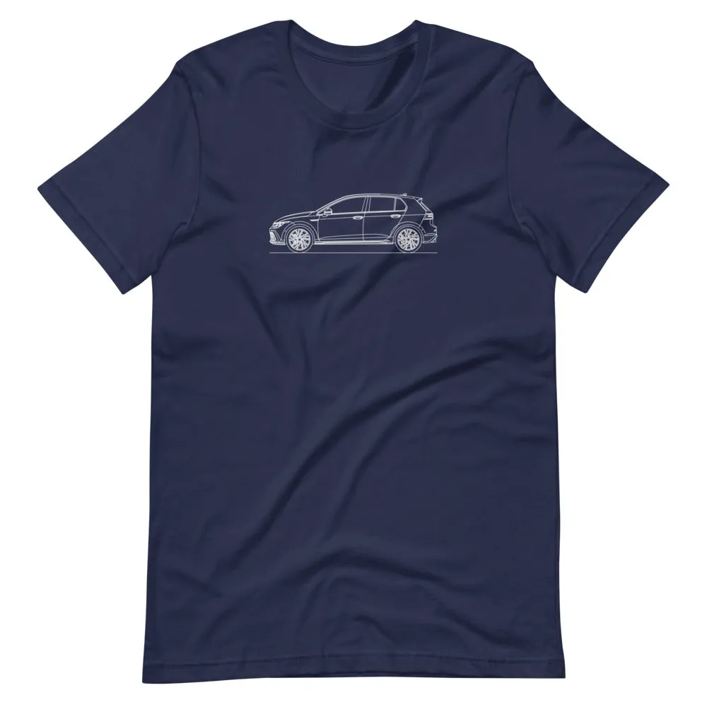 Volkswagen Golf GTI MK8 silhouette T-shirt