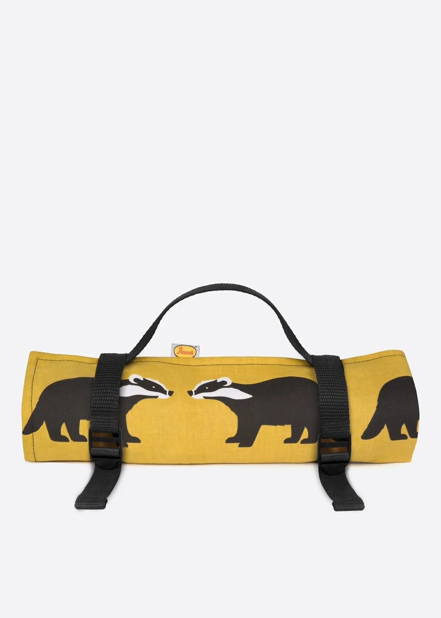 Waste-Not Kissing Badgers Picnic Blanket - Slight Second