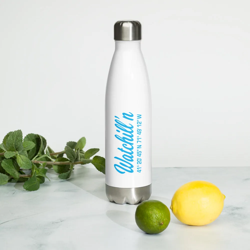 Watchill'n® 'Coordinates' Stainless Steel Water Bottle