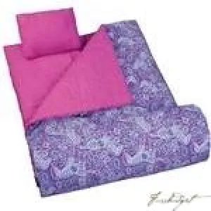 Watercolor Ponies Purple Sleeping Bag