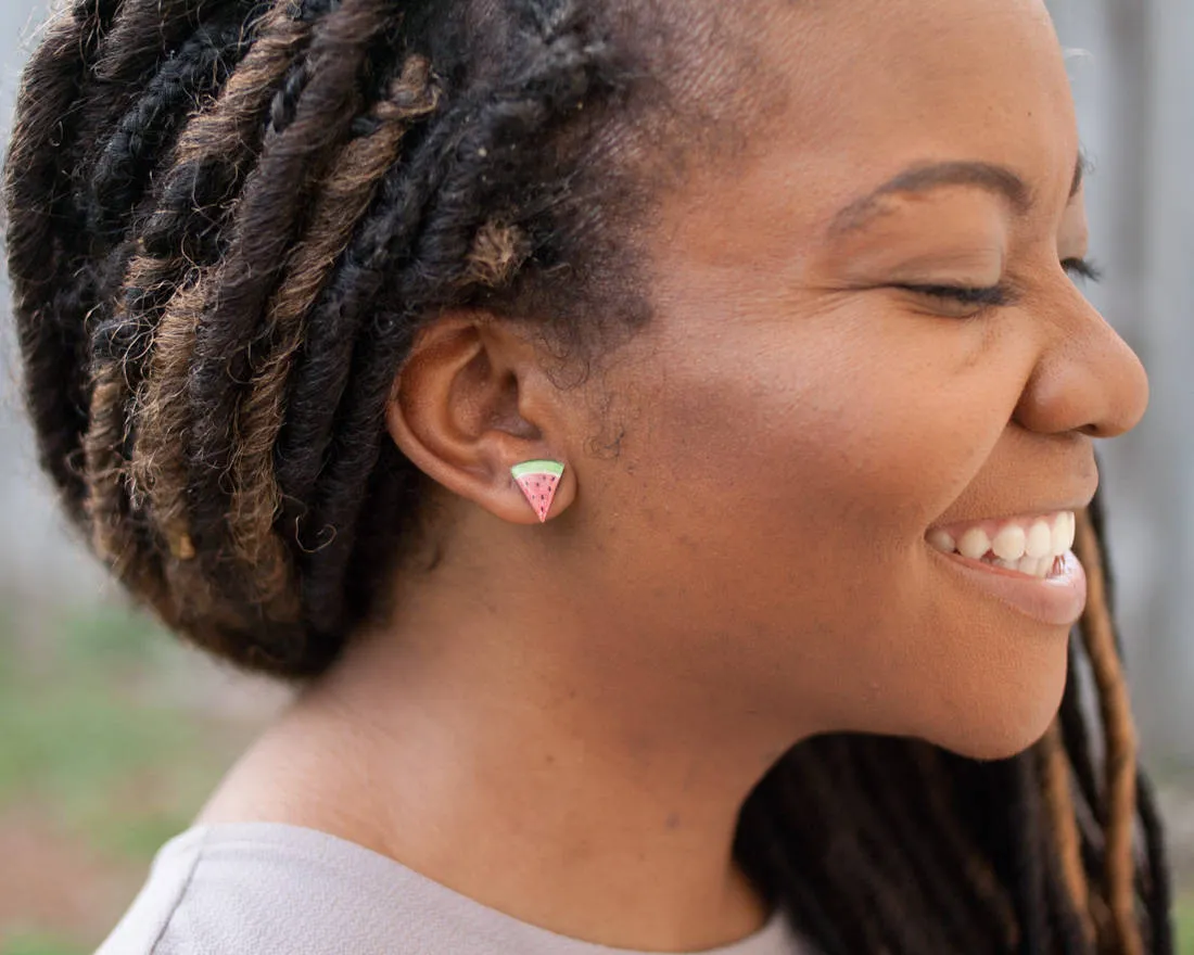 Watermelon Stud Earrings