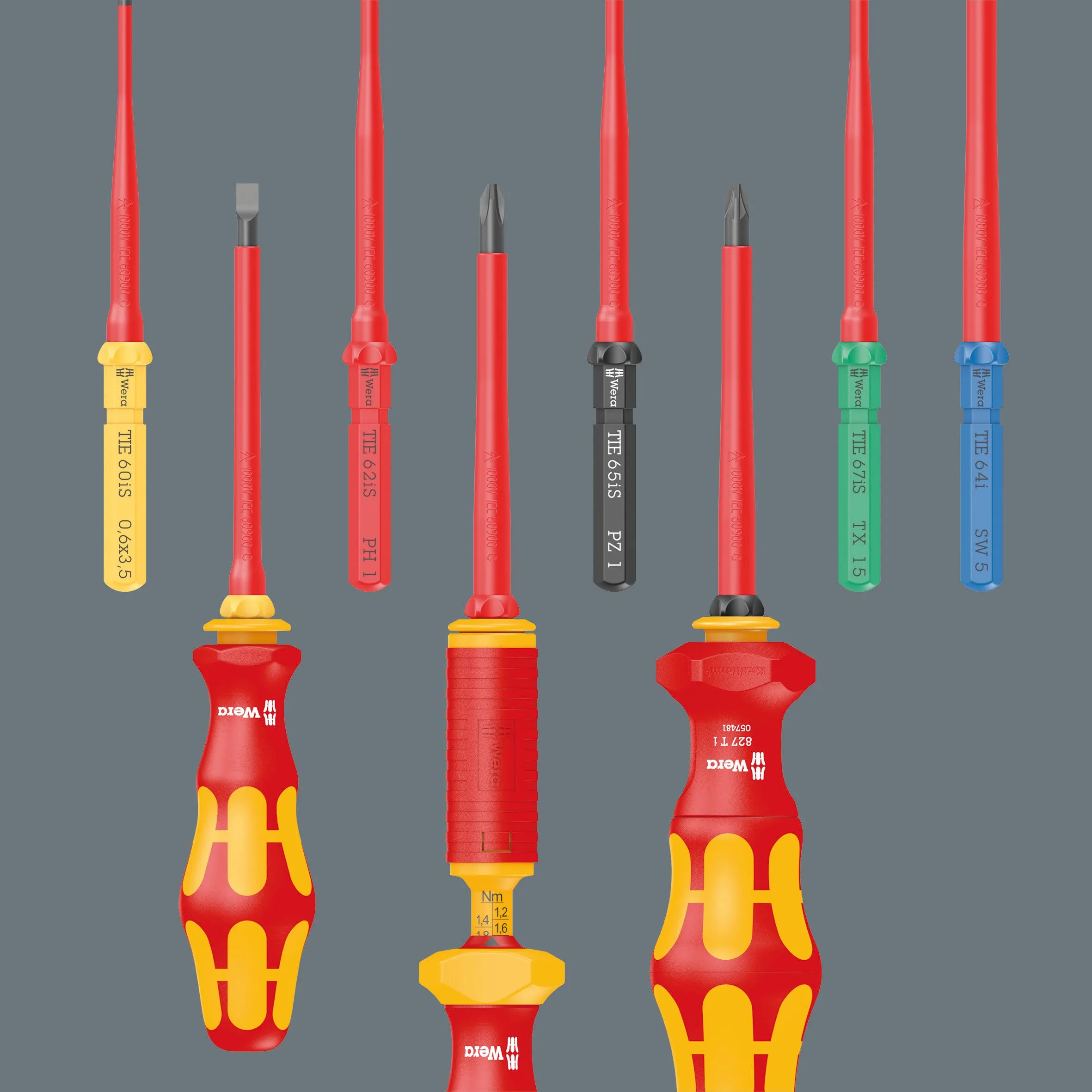 Wera - Kraftform Kompakt VDE 16 Universal 1 Tool Finder, 16pc - 05006607001