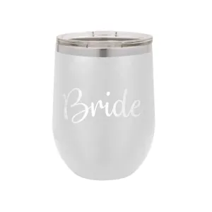 White Bride 12oz Insulated Tumbler