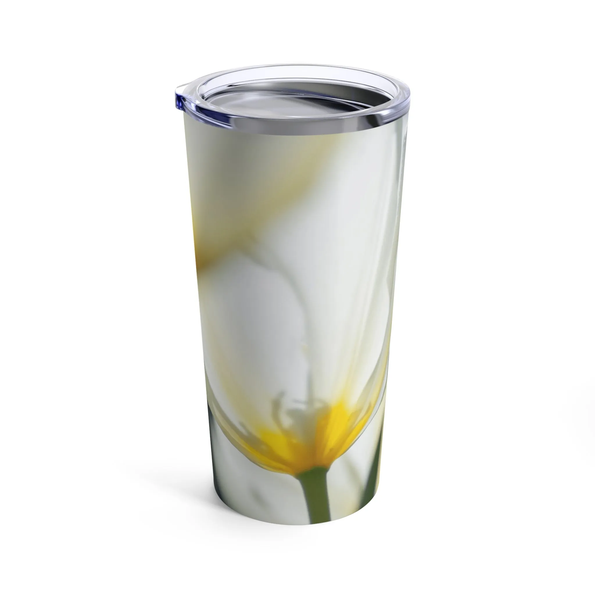 White Flowers - Tumbler 20oz