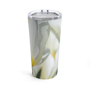 White Flowers - Tumbler 20oz
