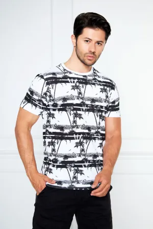 White T Shirt RN HS