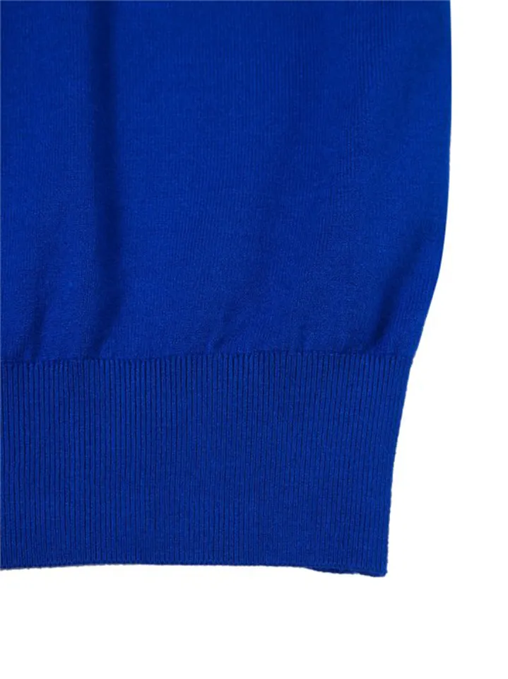 WideAngle: Men's TO Color Block Line Round Neck Sweater- 3 Colors