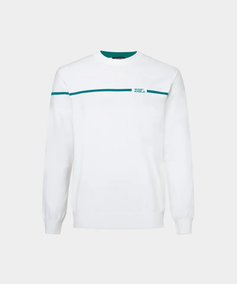 WideAngle: Men's TO Color Block Line Round Neck Sweater- 3 Colors