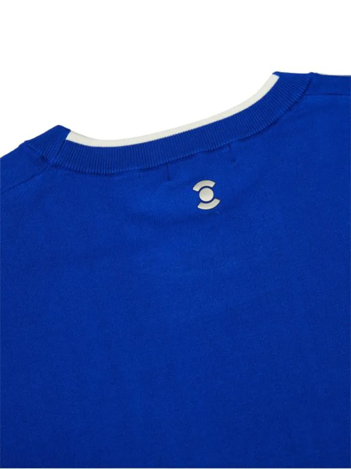 WideAngle: Men's TO Color Block Line Round Neck Sweater- 3 Colors