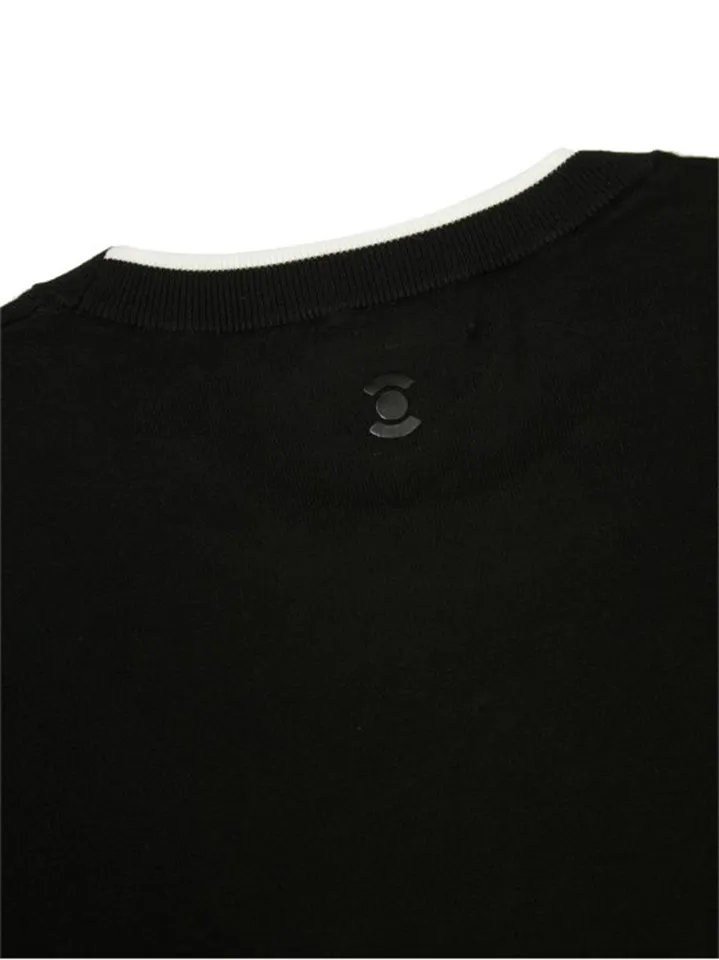WideAngle: Men's TO Color Block Line Round Neck Sweater- 3 Colors