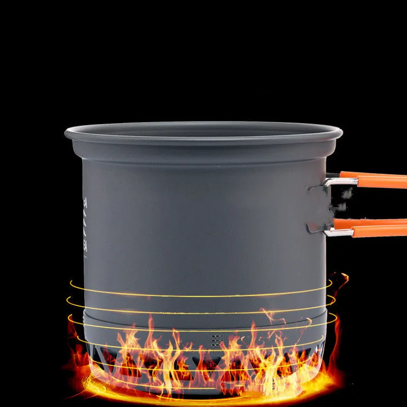 Widesea Lightweight Aluminum Alloy Camping Cookware Set | Portable Outdoor Cooking Pots with Travel Storage Bag
