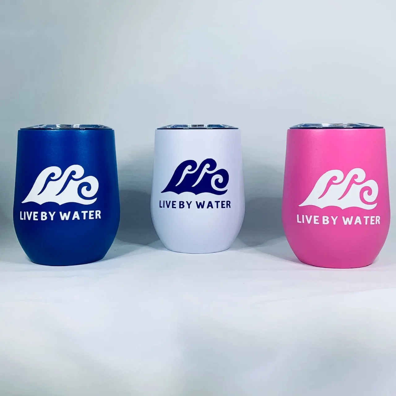 Wine Tumbler-Live by Water Logo