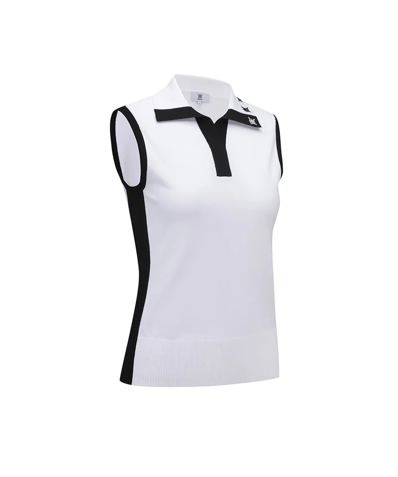 Women Back Signature Logo Sleeveless - White