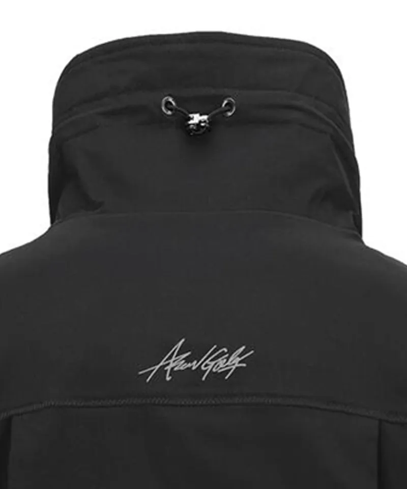 Women's Neck Point Short Sleeve JK - Black