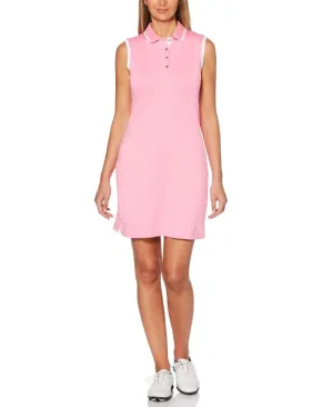 Womens Sleeveless Polo Dress