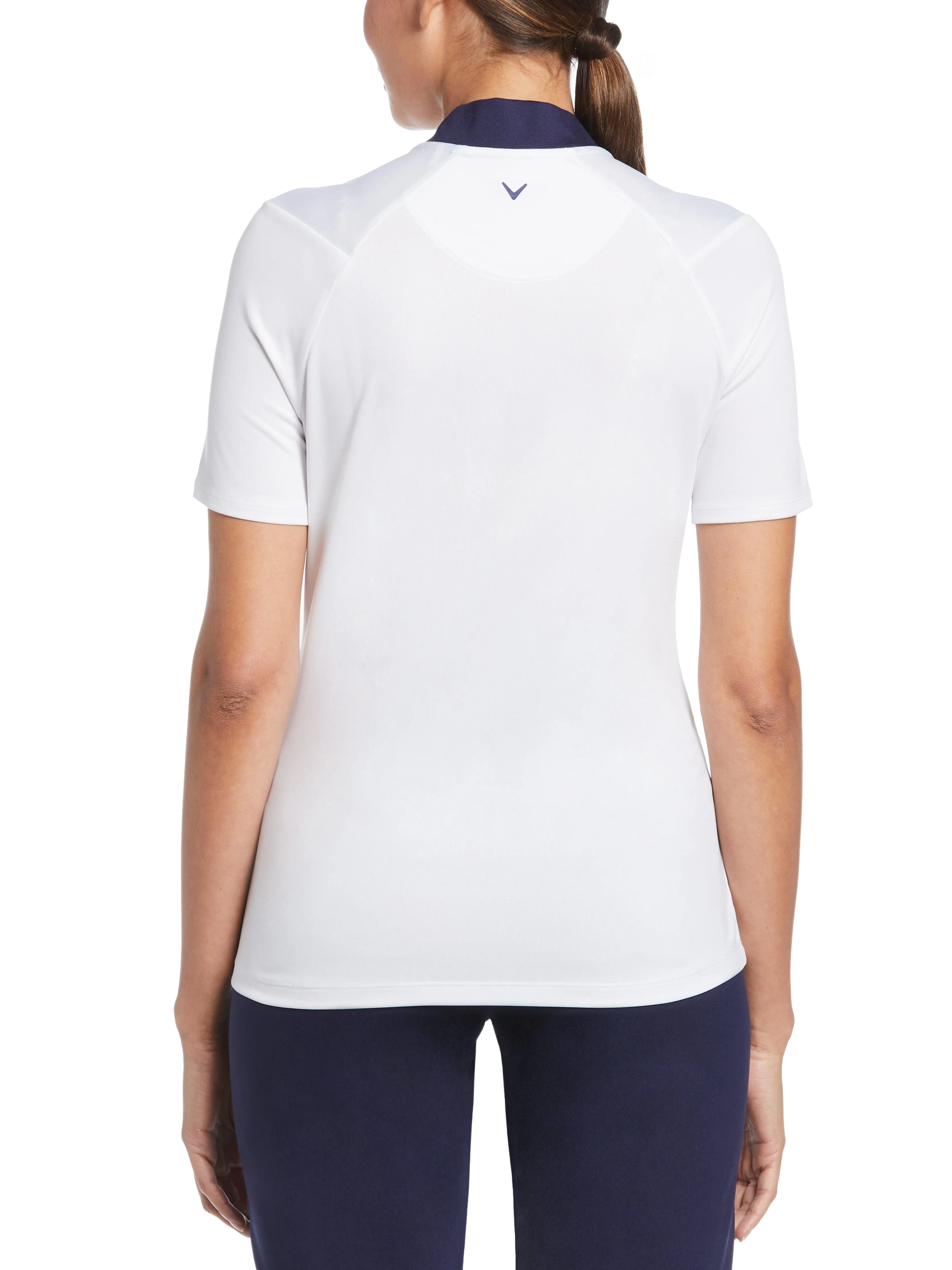 Womens Swing Tech™ Engineered Print Golf Polo