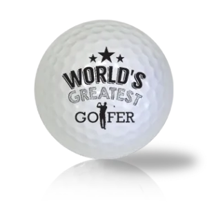 World's Greatest Golfer Golf Balls