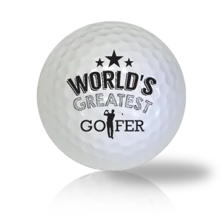 World's Greatest Golfer Golf Balls