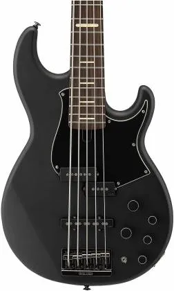 Yamaha BB735A MTB 5-String RH Electric Bass with Gig Bag in Matte Translucent Black