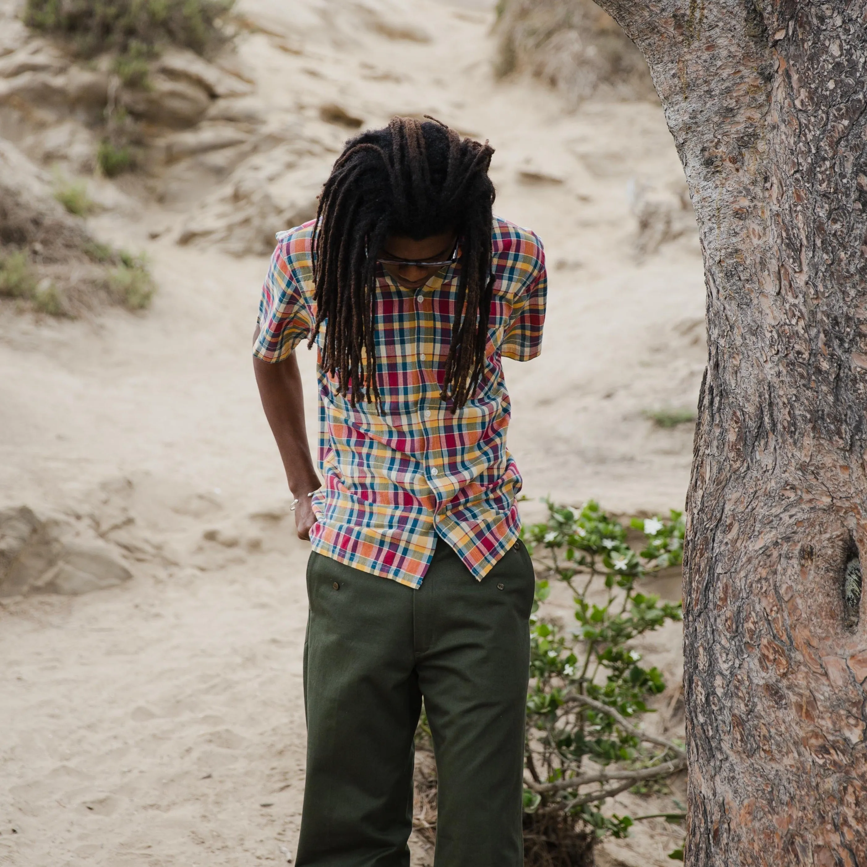 Yellow Rat - Pull Over BD Shirt (Navy/Red)