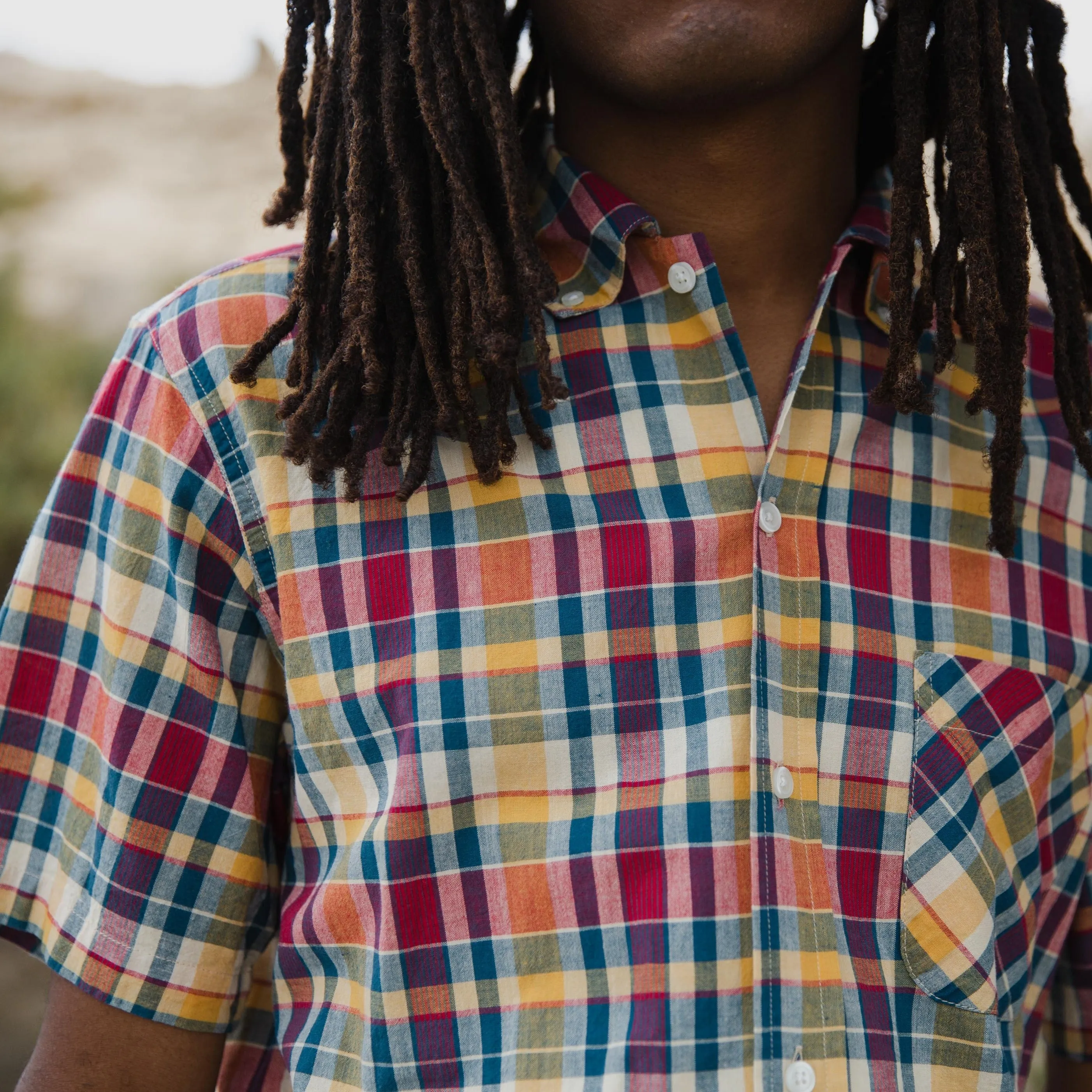 Yellow Rat - Pull Over BD Shirt (Navy/Red)