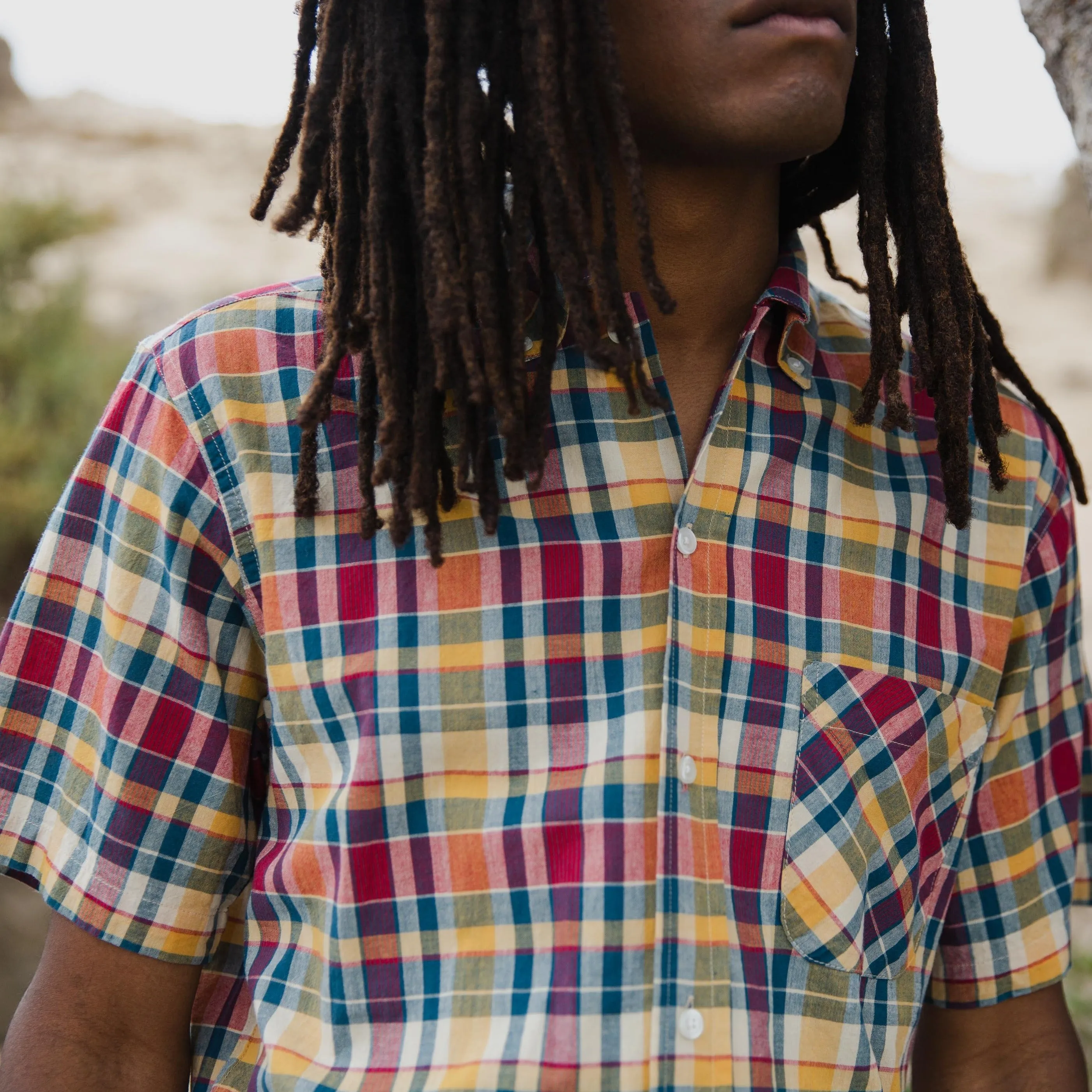 Yellow Rat - Pull Over BD Shirt (Navy/Red)