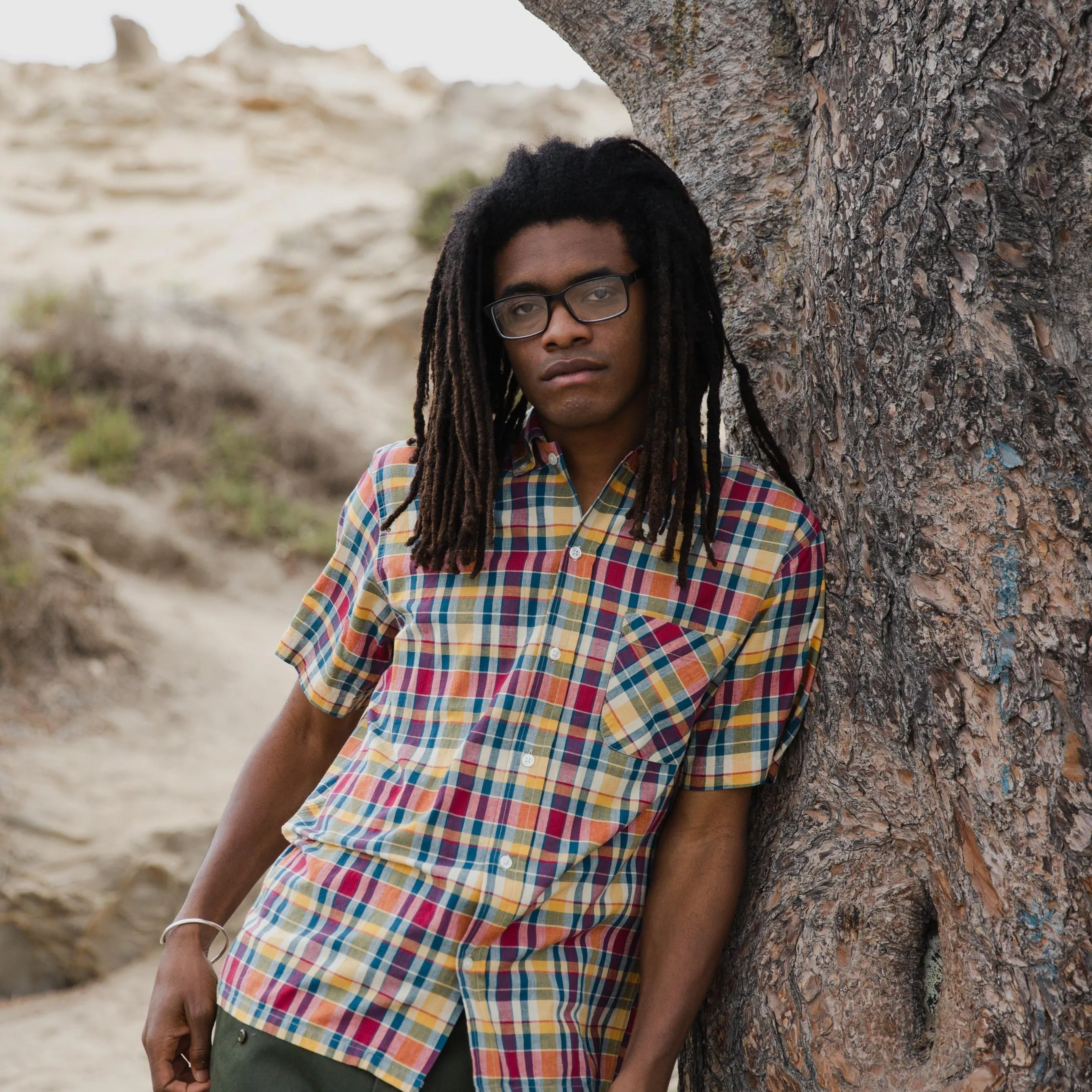 Yellow Rat - Pull Over BD Shirt (Navy/Red)